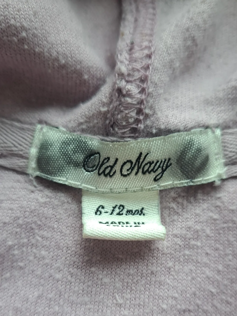 Old Navy Baby Damask Fleece Hoodie & Pants 2-Piece Set Cozy 6-12 Months Infant